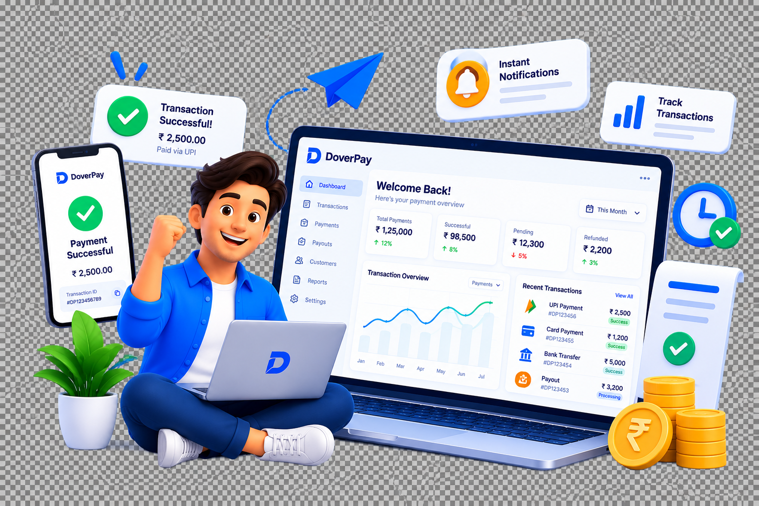 Manage Payments with DoverPay